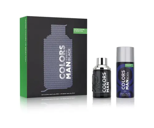 Bnt - Colors Black Man Edt 100ml + Desodorante Spray 150ml