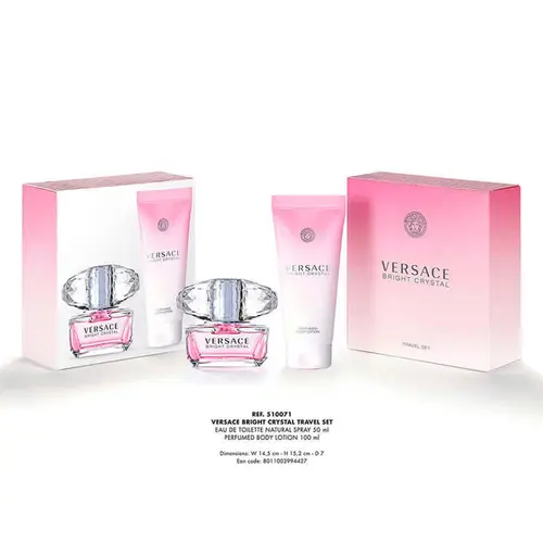 Vrs - Bright Crystal Edt 50ml + Body Lotion 100ml